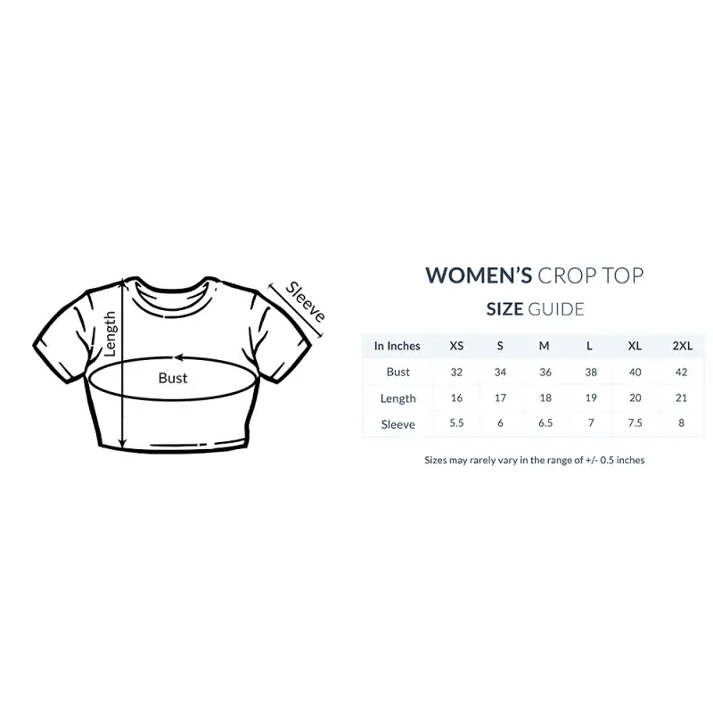 Messy Buns Crop Top – Women’s - Image 6