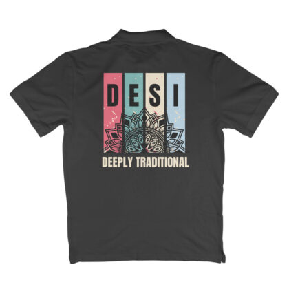 Desi Deeply Traditional  – Men’s Polo T-Shirt