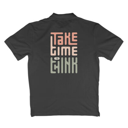 Take Time To Think – Men’s Polo T-shirt