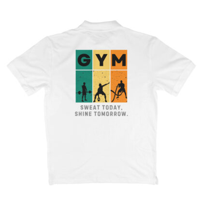 GYM Sweat Today, Shine Tomorrow. – Men’s Polo T-shirt