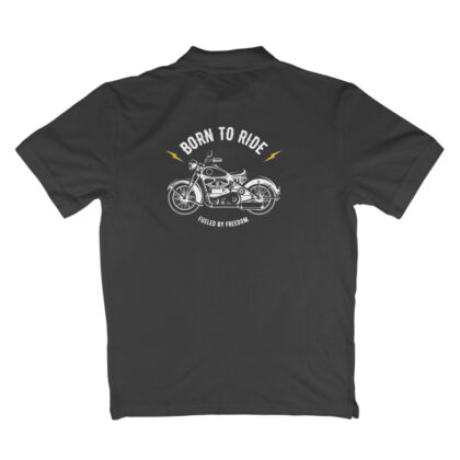 Born To Ride Fueled By Freedom – Men’s Polo T-shirt