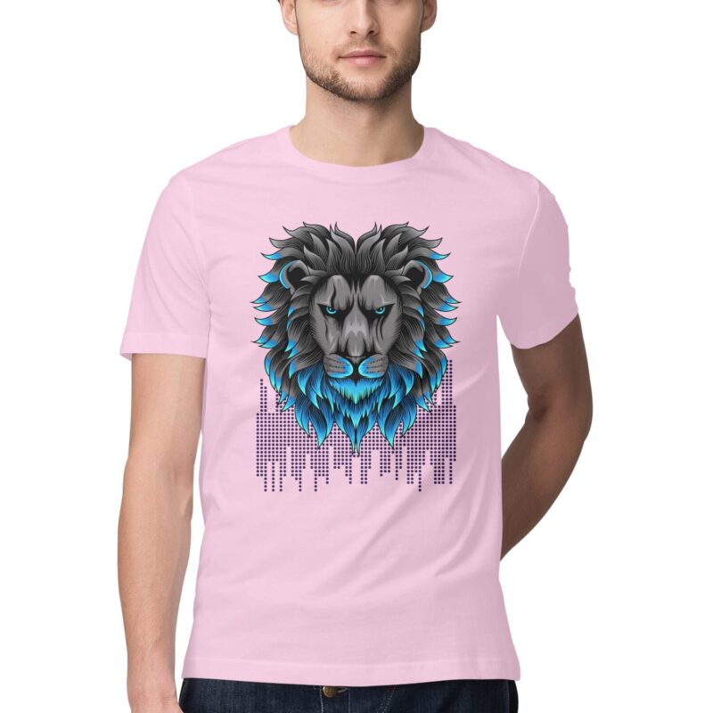 Angry Lion Head Graphic T-Shirt – Men’s Half Sleeve - Image 8