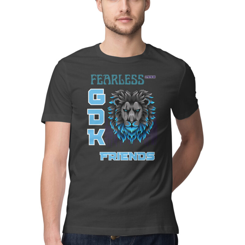GDK Fearless Friends T-Shirt – Men’s Half Sleeve Round Neck