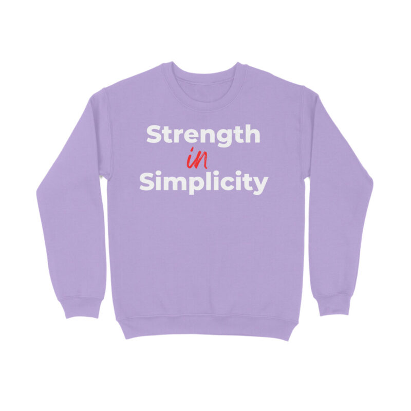 Strength in Simplicity Sweatshirt – Men’s Full Sleeve - Image 5