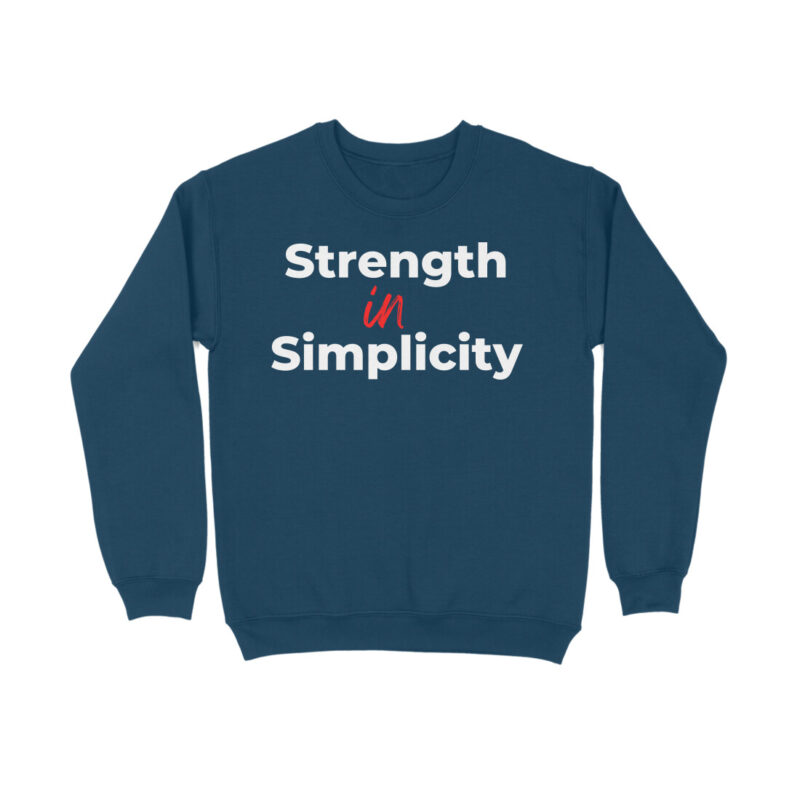 Strength in Simplicity Sweatshirt – Men’s Full Sleeve - Image 9