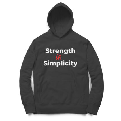 Strength in Simplicity Oversized Hoodie – Men’s
