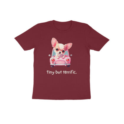 Tiny but terrific - Kids Half Sleeve Round Neck T-Shirt