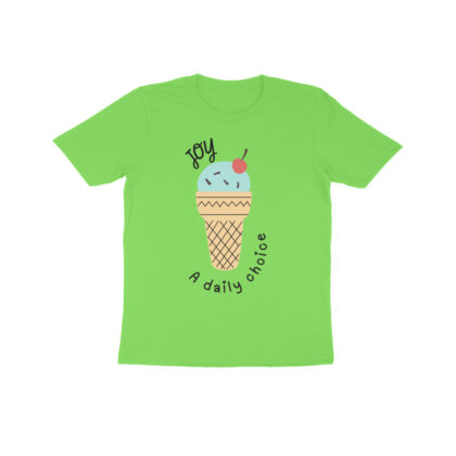 Joy Ice Cream A Daily Choice T-shirt – Kids Half Sleeve Round Neck