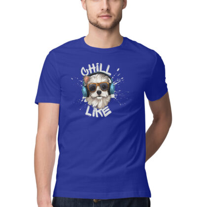 Chill Like T-shirt – Men’s Half Sleeve Round Neck