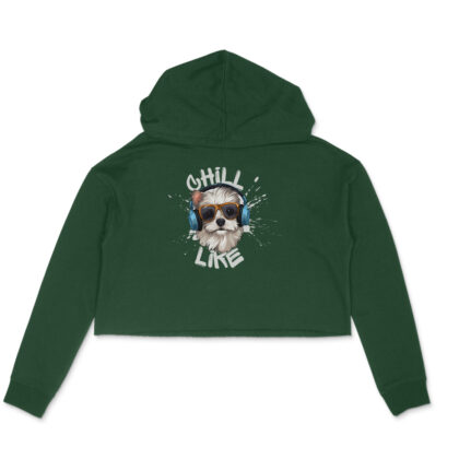 Chill Like Crop Hoodie – Women’s