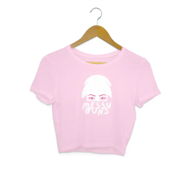 Messy Buns Crop Top – Women’s