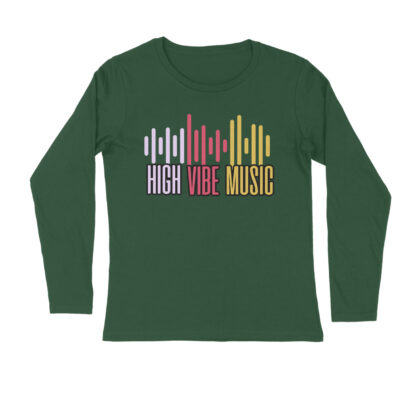 High Vibe Music Men's Full Sleeve Round Neck T-Shirt