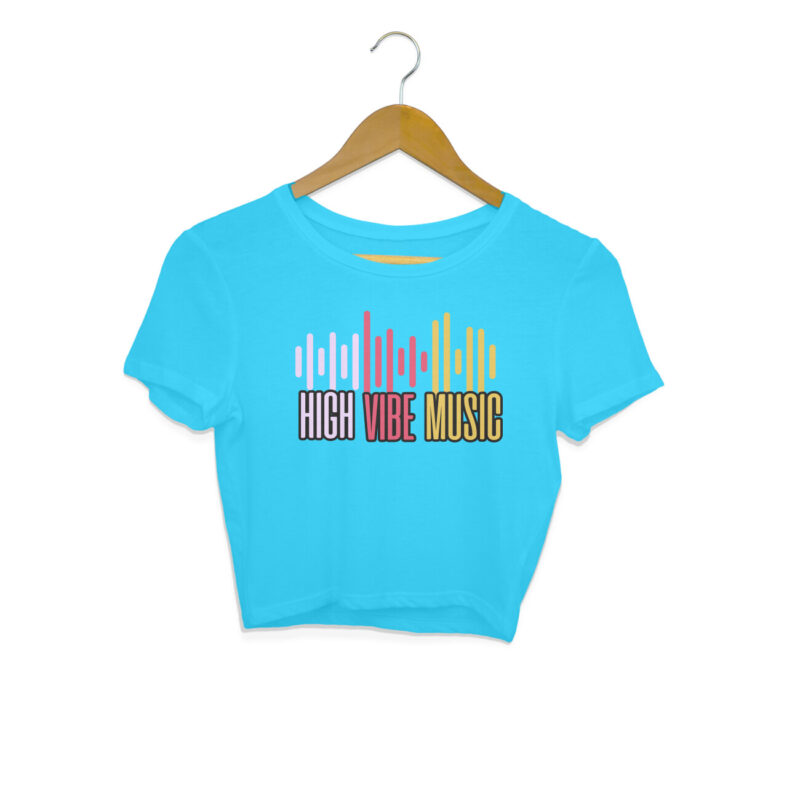 High Vibe Music Women's Crop Top - Image 2