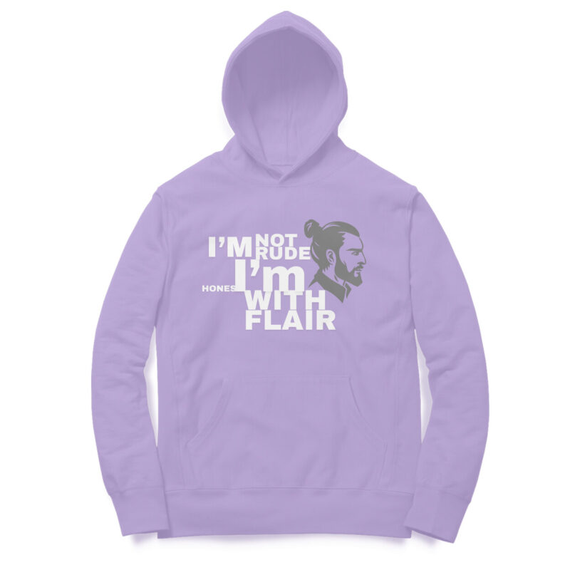 I’m Not Rude, I’m Honest with Flair Men’s Hoodie - Image 7