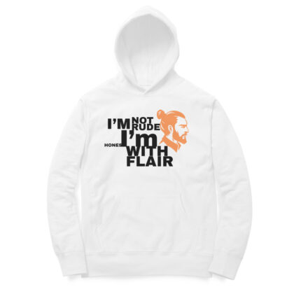 I’m Not Rude, I’m Honest with Flair Men’s Hoodie