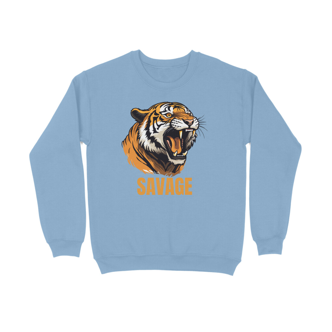 Savage Tiger â Menâs Full Sweatshirts - Image 2
