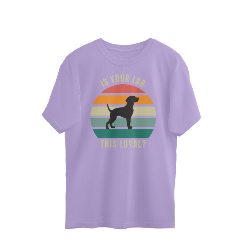Is your Lab this loyal? – Men’s Oversized T-shirts - Image 4