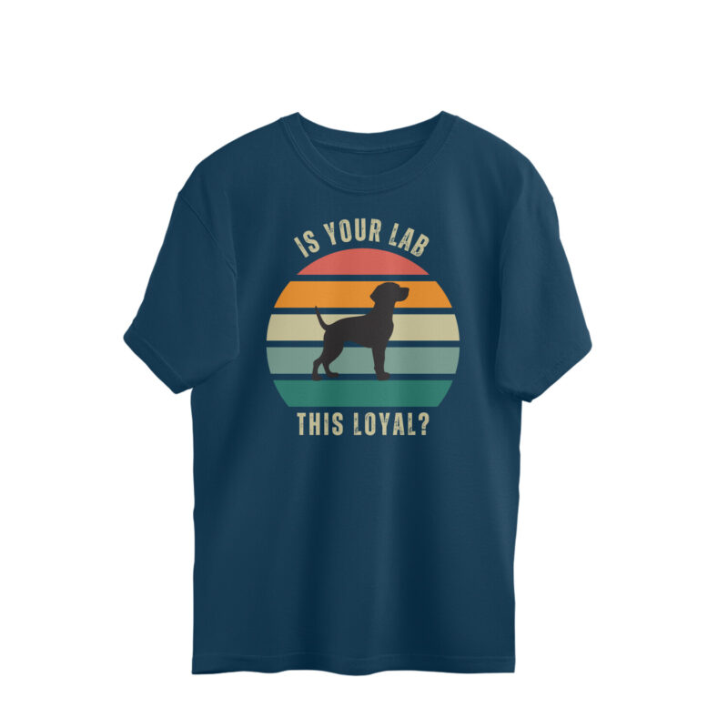 Is your Lab this loyal? – Men’s Oversized T-shirts - Image 5