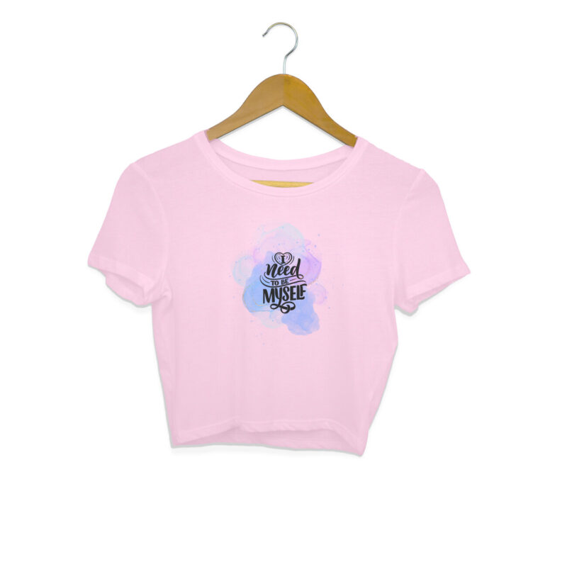 I Need To Be My Self – Women's Crop Tops - Image 4