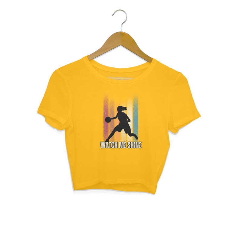 Watch Me Shine – Women's Crop Tops - Image 3