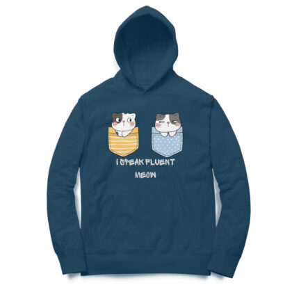 I speak fluent meow – Men’s Oversized Hoodies