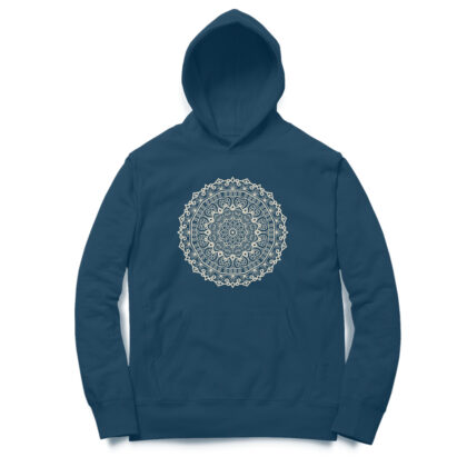 Mandala Flower Illustration – Men’s Oversized Hoodies