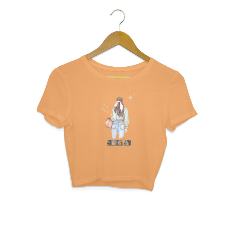 Shine Like a Star – Women's Crop Tops - Image 4