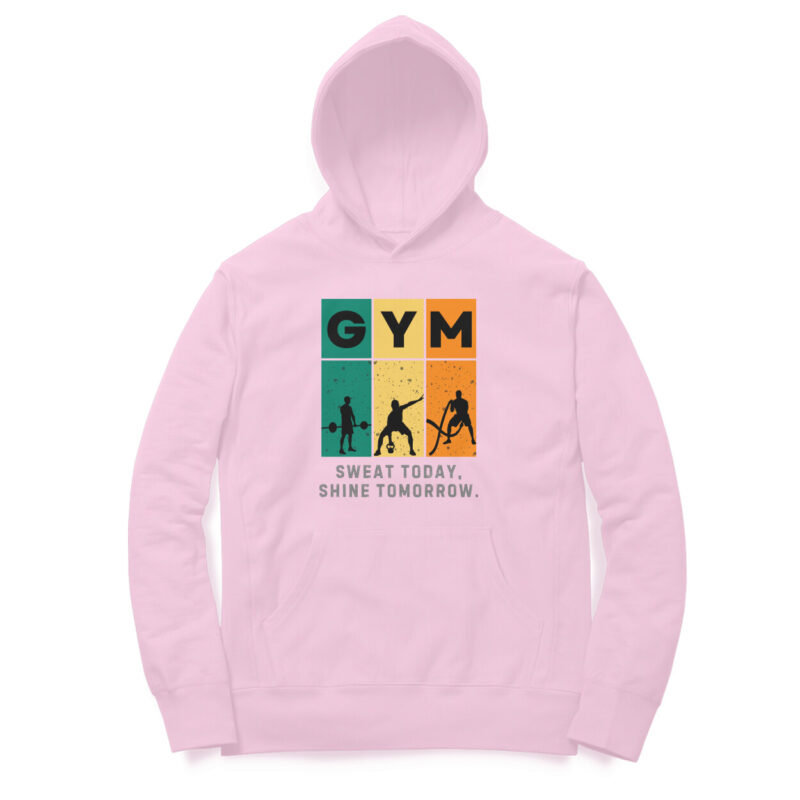 GYM Sweat Today, Shine Tomorrow. - Men’s Hoodies - Image 5
