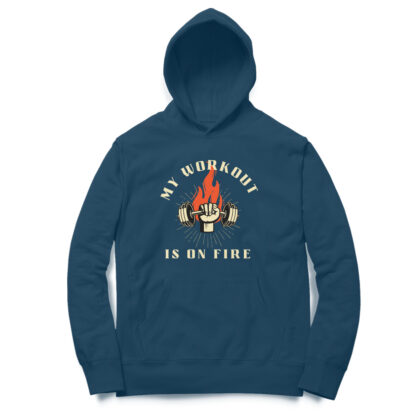 My Workout is on Fire – Men’s Oversized Hoodies