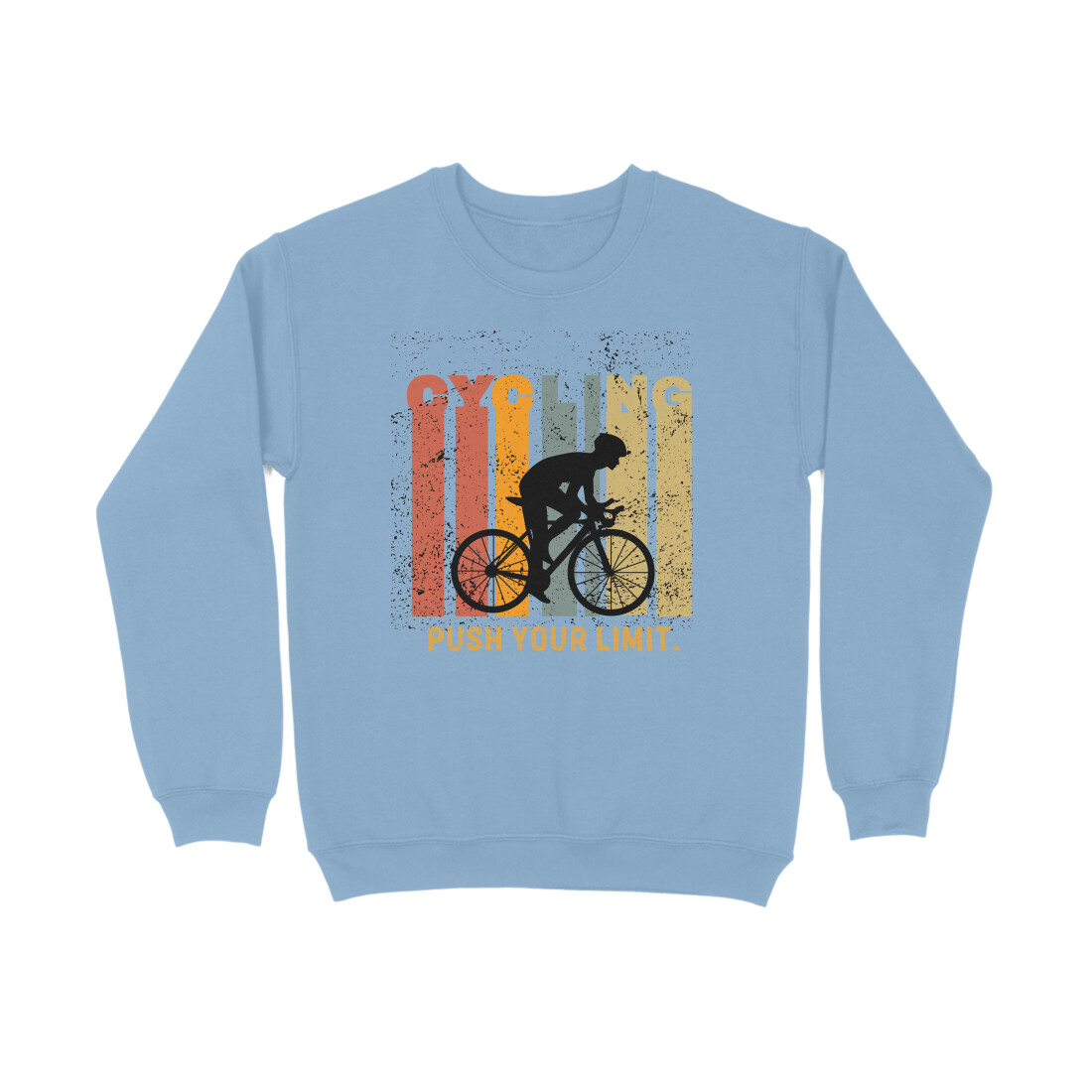 Cycling Push Your Limits â Menâs Full Sweatshirts - Image 2
