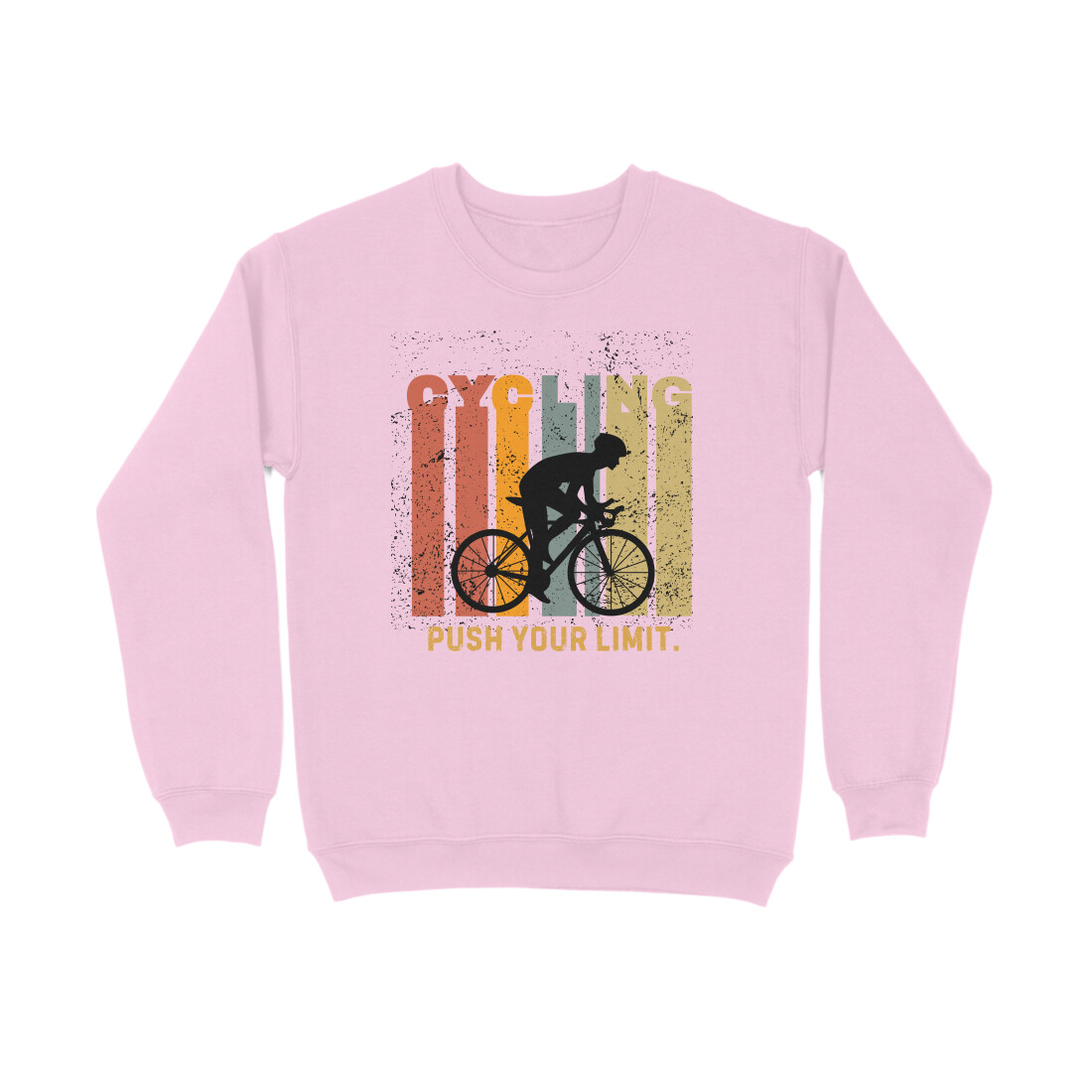 Cycling Push Your Limits â Menâs Full Sweatshirts - Image 4