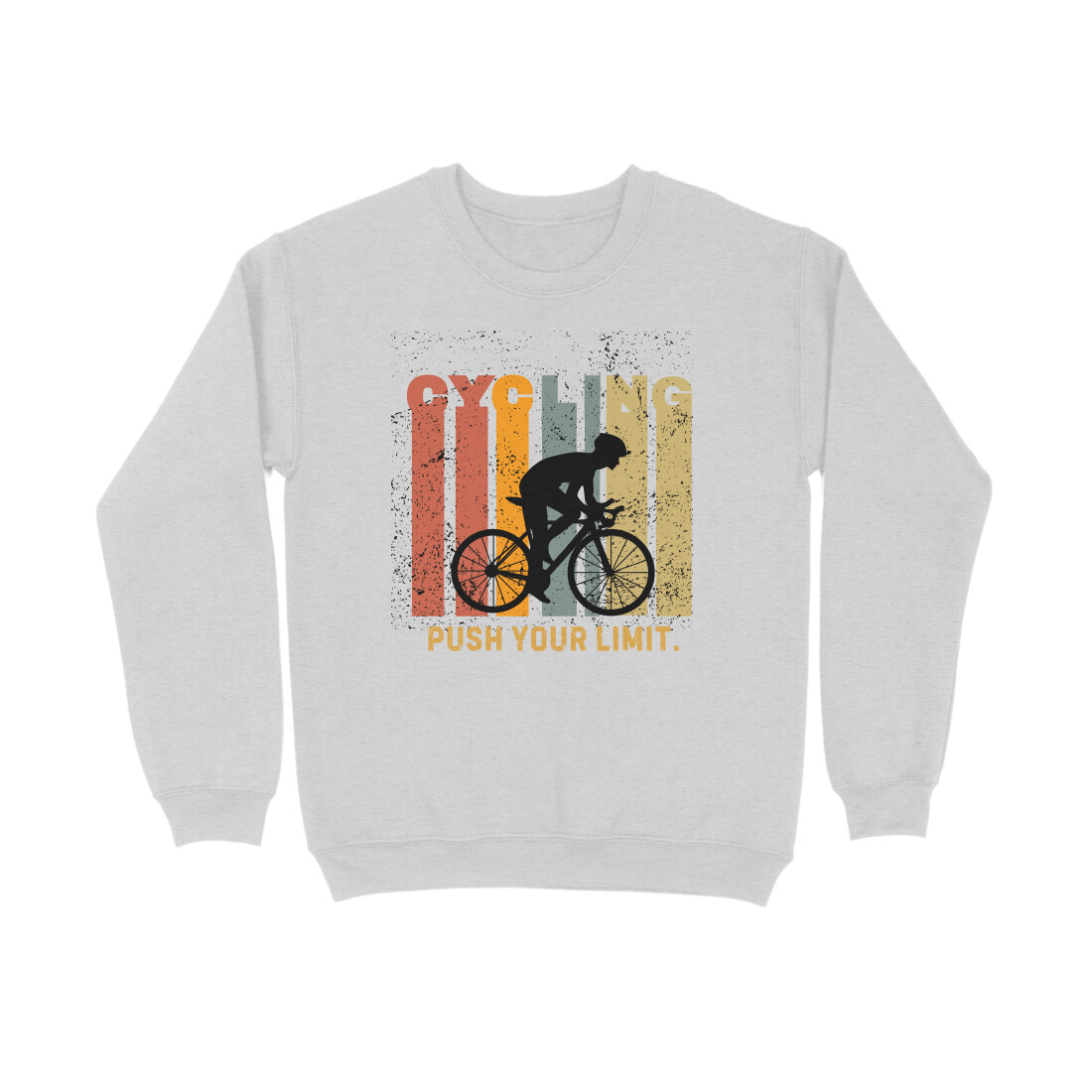 Cycling Push Your Limits â Menâs Full Sweatshirts - Image 6
