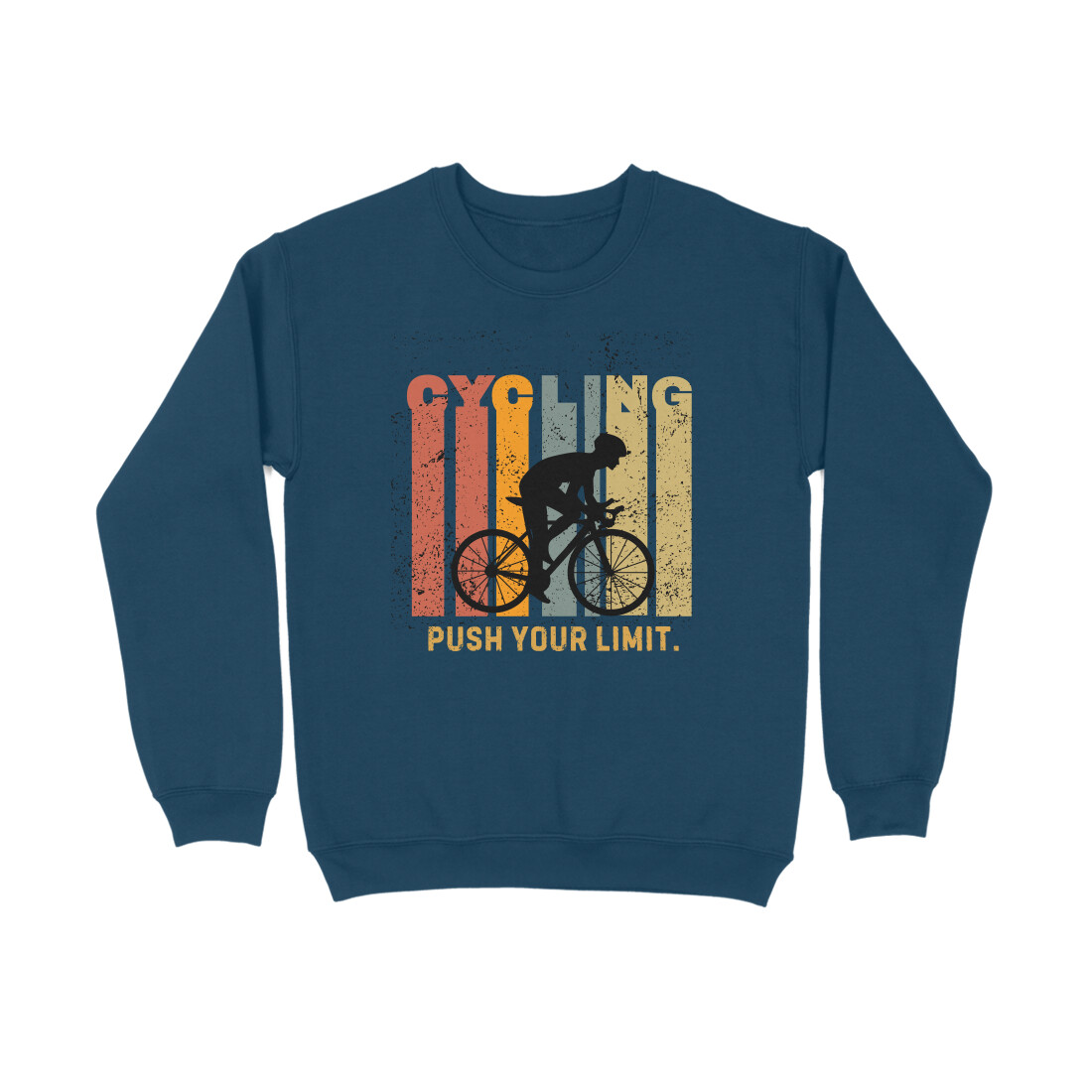 Cycling Push Your Limits â Menâs Full Sweatshirts - Image 8