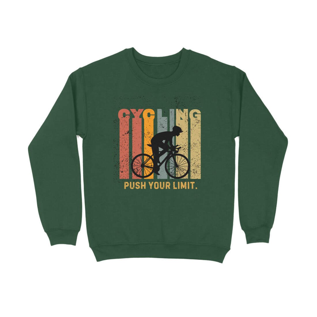 Cycling Push Your Limits â Menâs Full Sweatshirts - Image 9