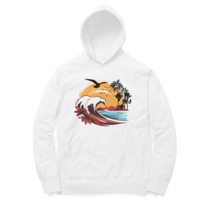 Waves Whisper Freedom – Men’s Oversized Hoodies