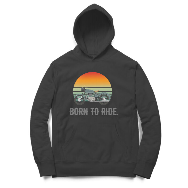 Born to Ride – Men’s Oversized Hoodies - Image 3