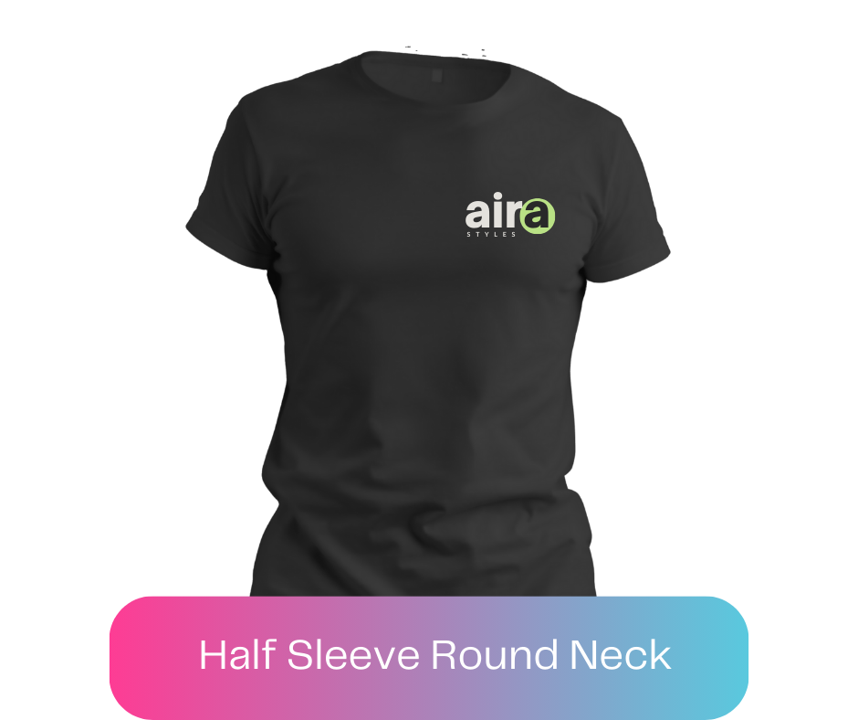 Half Sleeve Round Neck T-Shirt