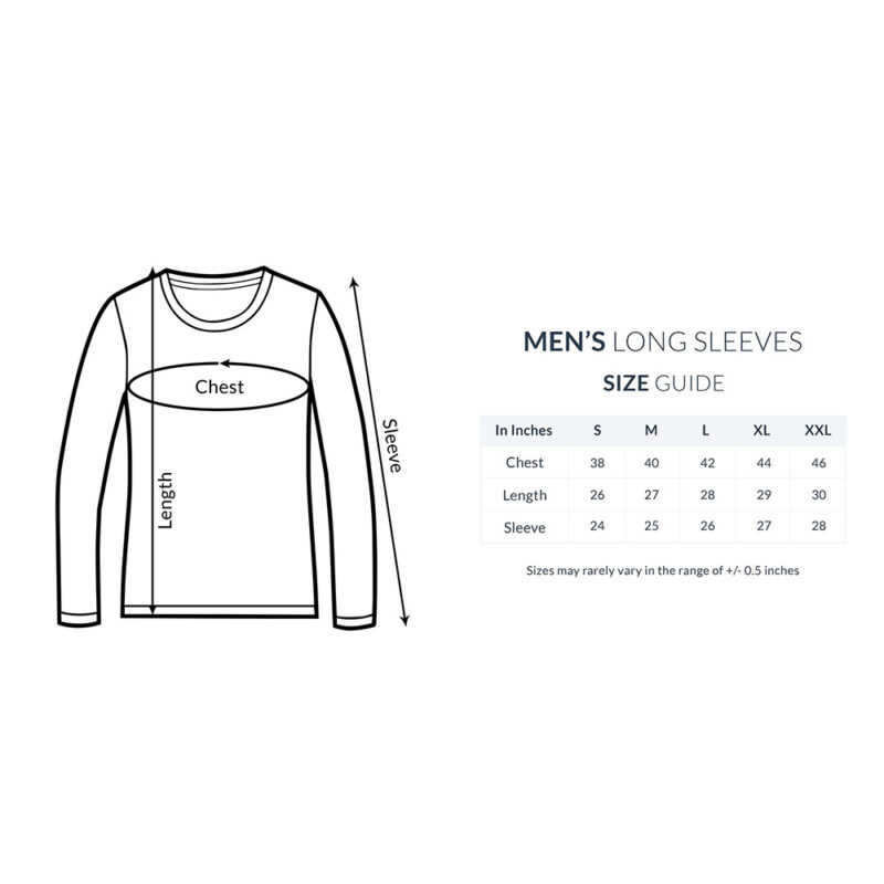 Why Think? Just Vibe T-Shirt – Men’s Full Sleeve Round Neck - Image 8