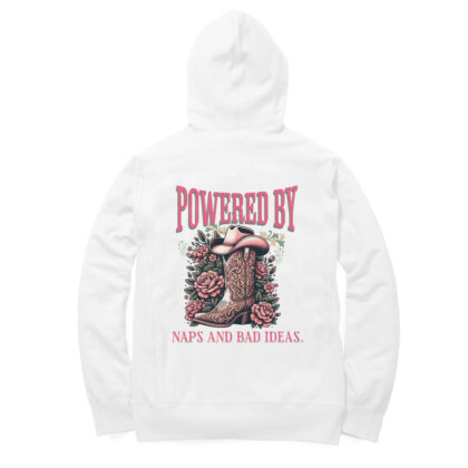 Powered by naps and bad ideas. – Men’s Oversized Hoodies
