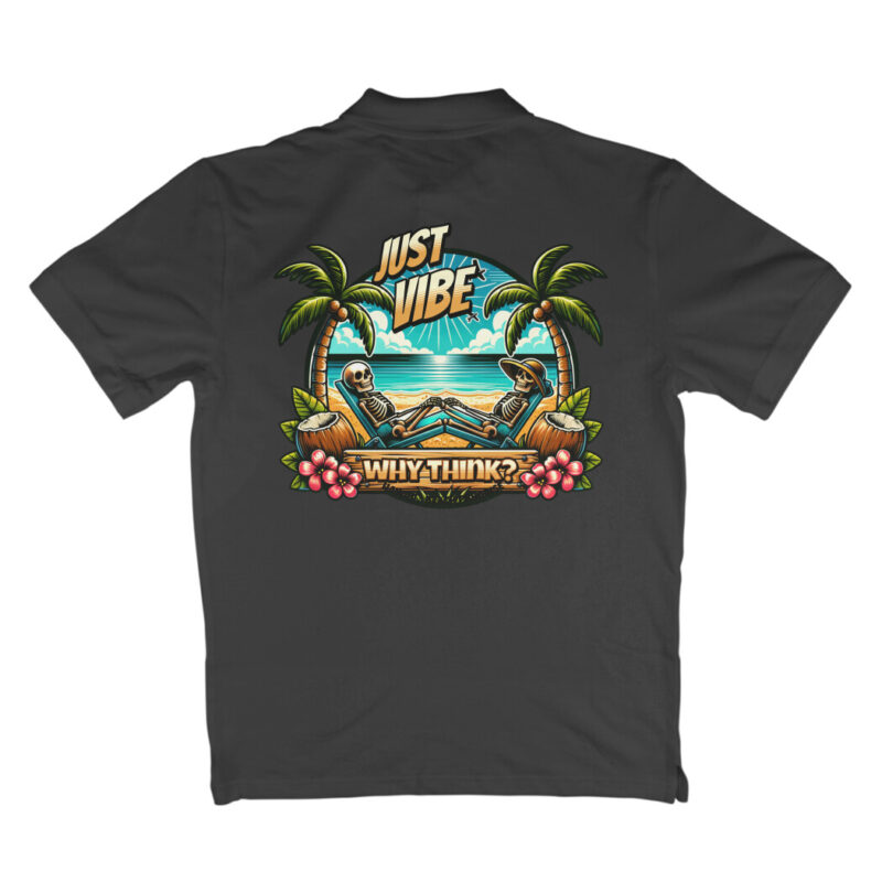 Why Think? Just Vibe Polo T-shirt – Men’s