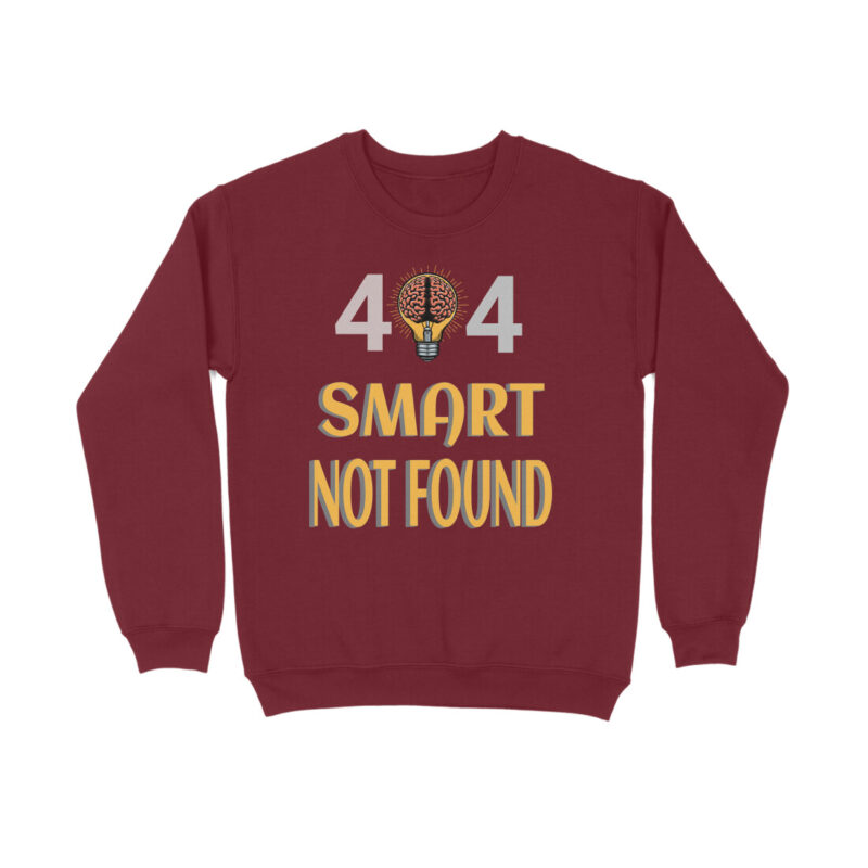 404 Smart Not Found.– Men’s Full Sweatshirts - Image 3