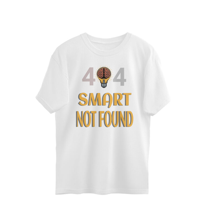 404 Smart Not Found.– Men’s Oversized T-shirts - Image 5