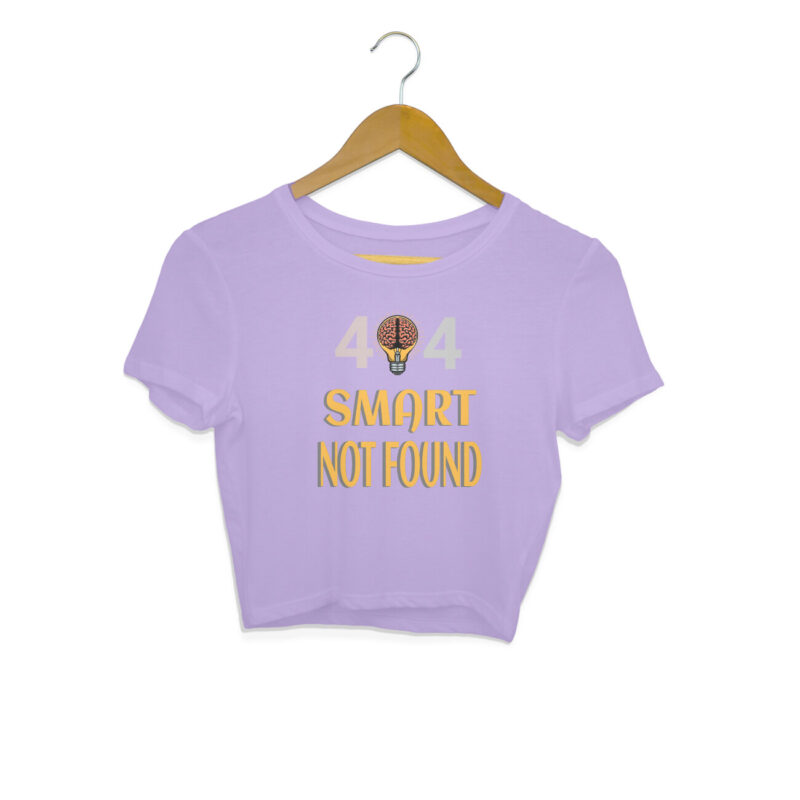 404 Smart Not Found.– Women's Crop Tops - Image 2