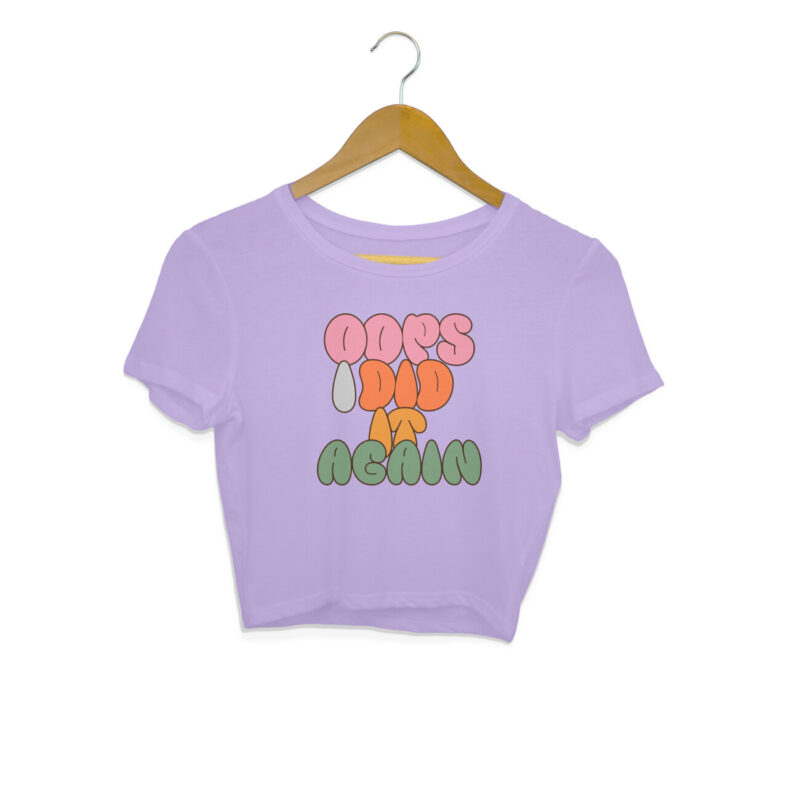Oops I Did It Again Crop Top – Women’s - Image 2