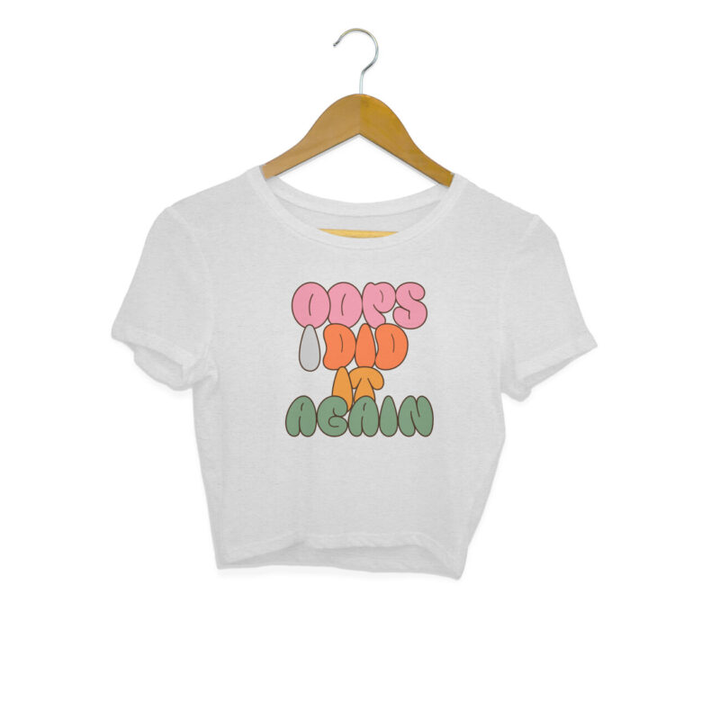 Oops I Did It Again Crop Top – Women’s - Image 5