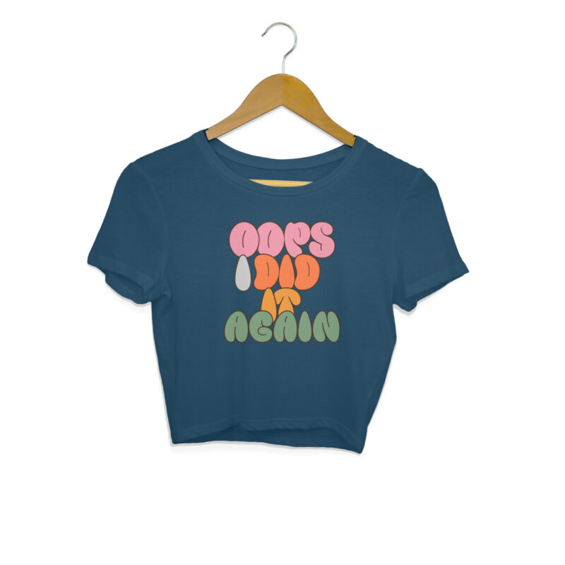 Oops I Did It Again Crop Top – Women’s - Image 7