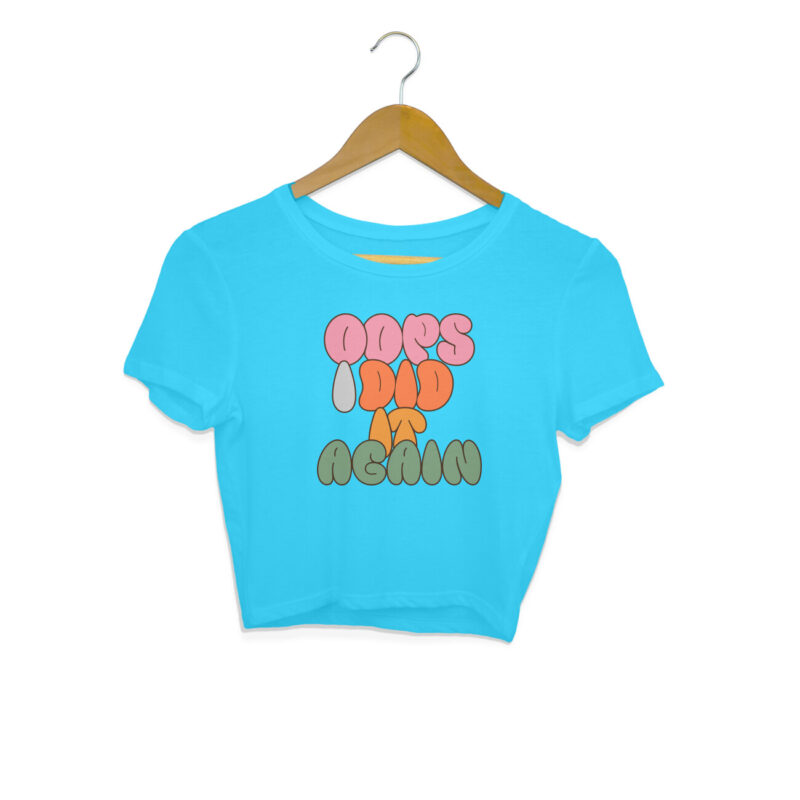 Oops I Did It Again Crop Top – Women’s - Image 10