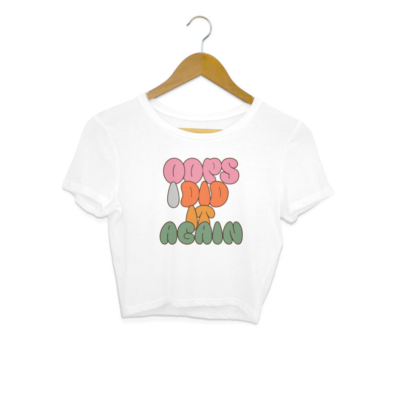 Oops I Did It Again Crop Top – Women’s - Image 11