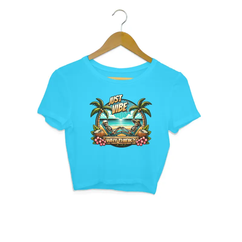 Why Think? Just Vibe Crop Top – Women’s - Image 12