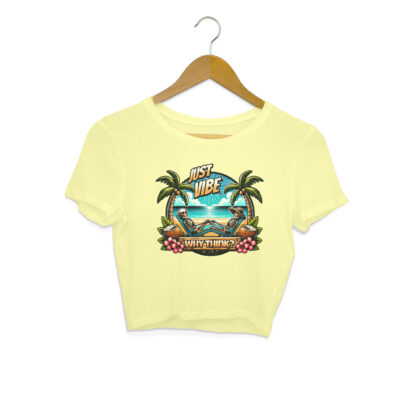 Why Think? Just Vibe Crop Top – Women’s